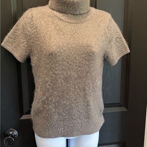 New York & Company Soft Brown Turtleneck Sweater